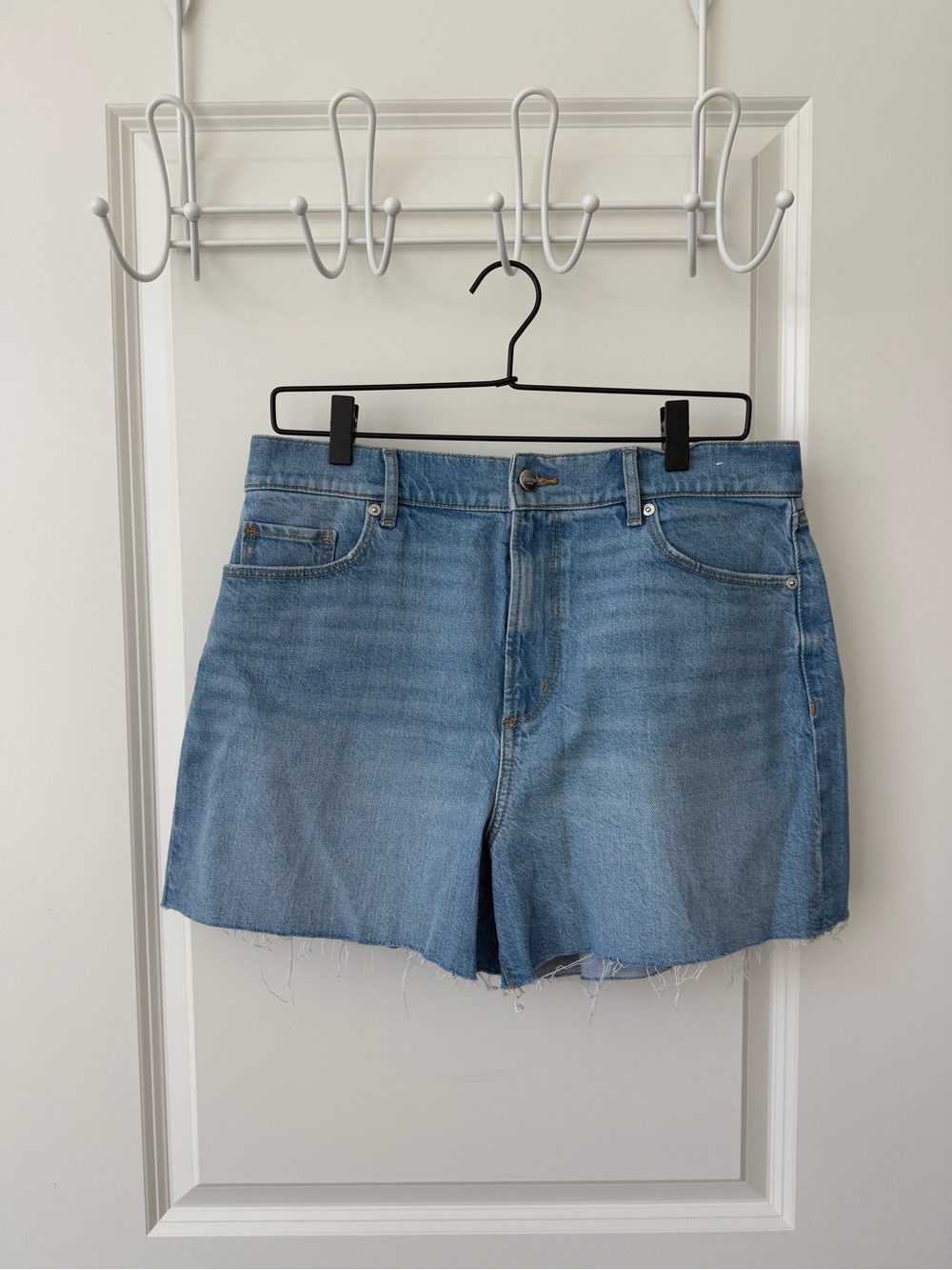LOFT Light Blue Denim Cutoff Shorts